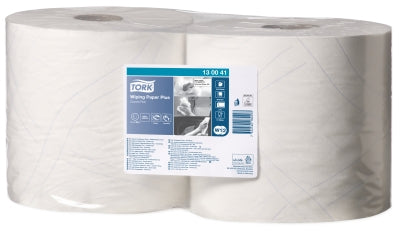 Tork Putzrolle – 2-lagig, weiss, 235 mm × 255 m, 2 Rollen
