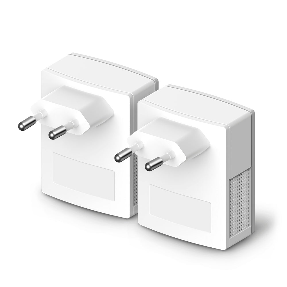 TP-Link TL-PA411 KIT – Powerline-Adapter – 500 Mbit/s, 1× RJ-45 (10/100 Mbit/s), Weiss, 2er-Set