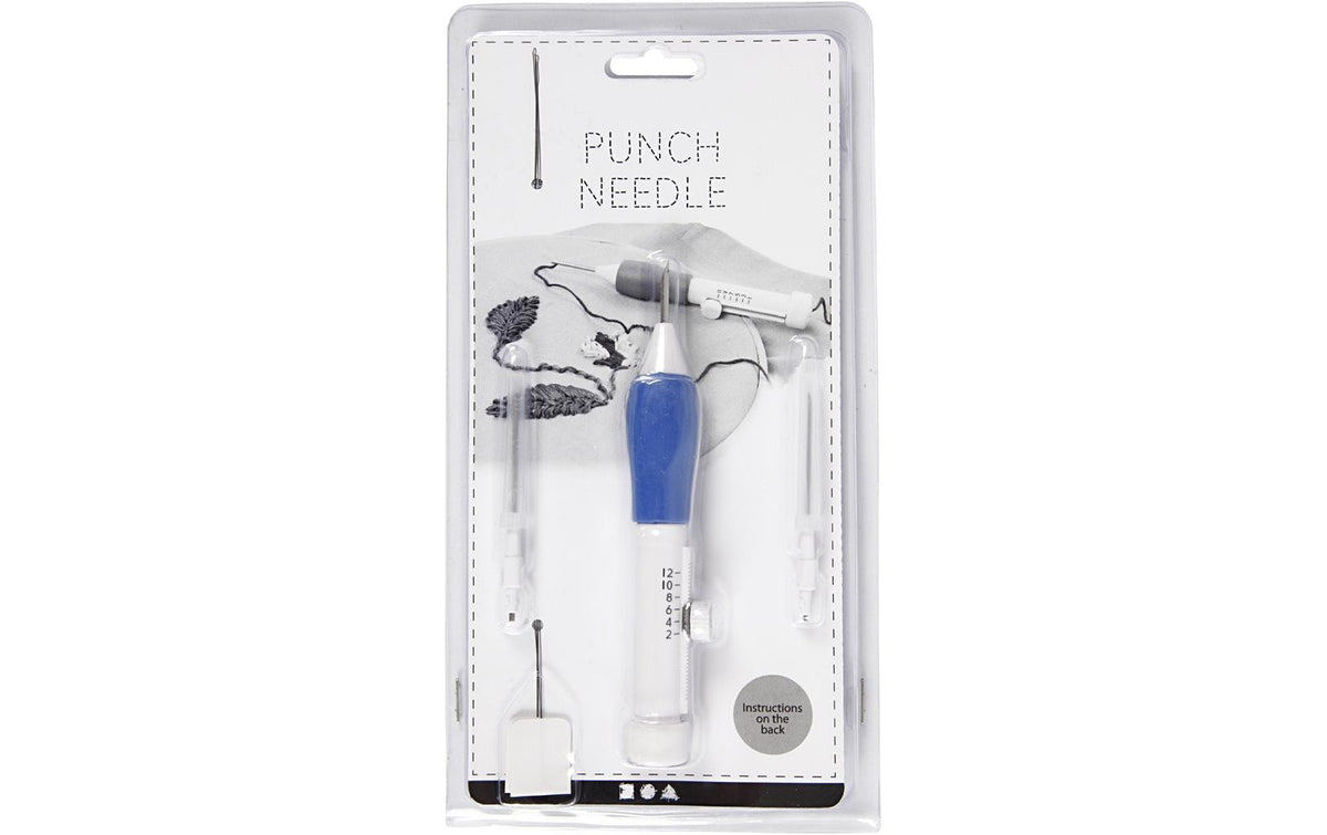 Creativ Company Stanznadel – 130 mm, Blau, 1 Stück, für Handnähen