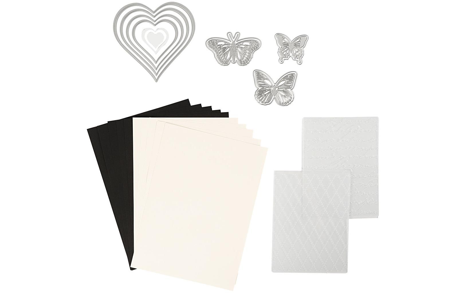 Creativ Company Stanz- und Prägemaschine A5, manuell, Starterkit