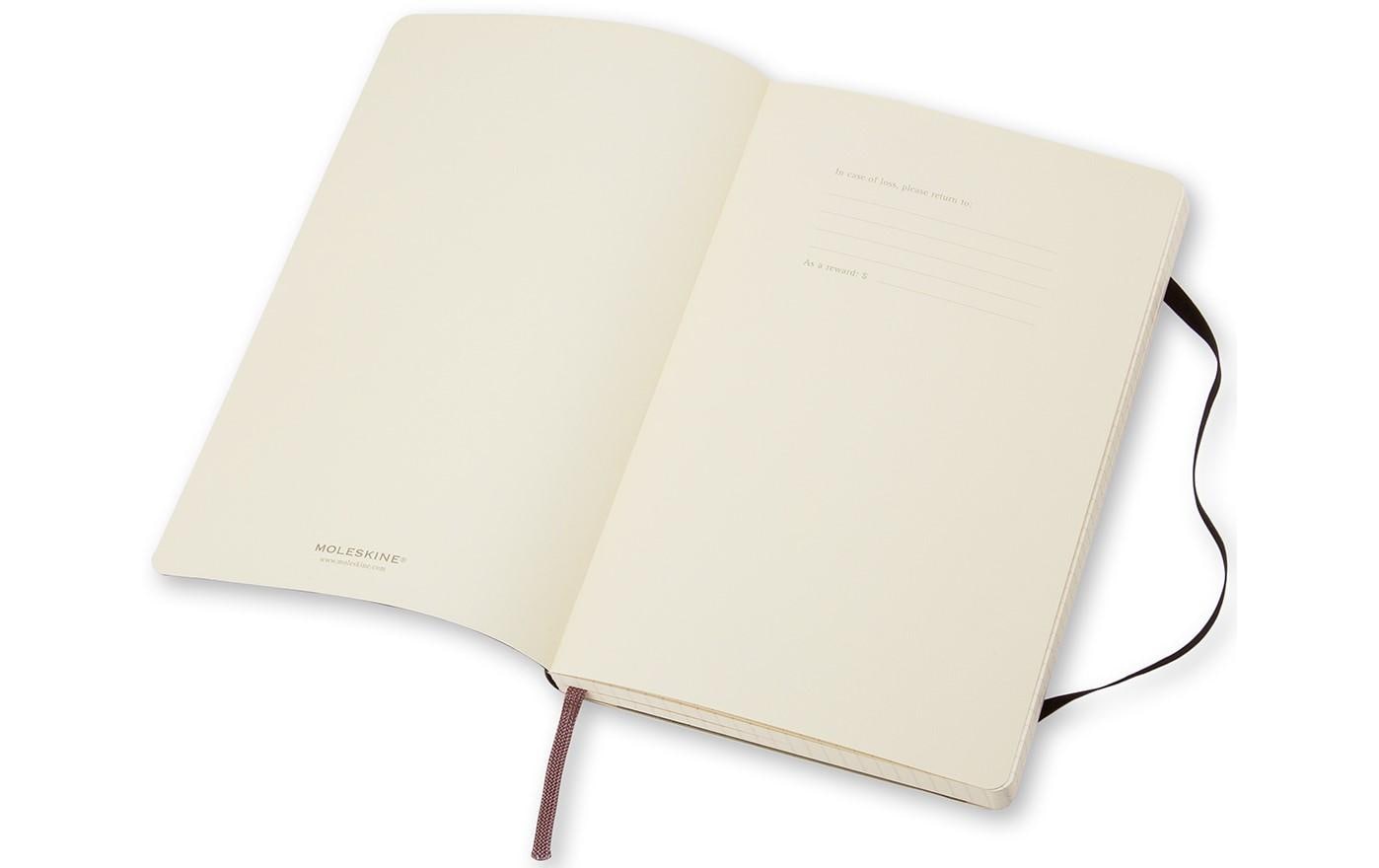Moleskine Notizbuch – A5 – kariert 5 mm – 192 Seiten – 70 g/m² – Softcover, schwarz