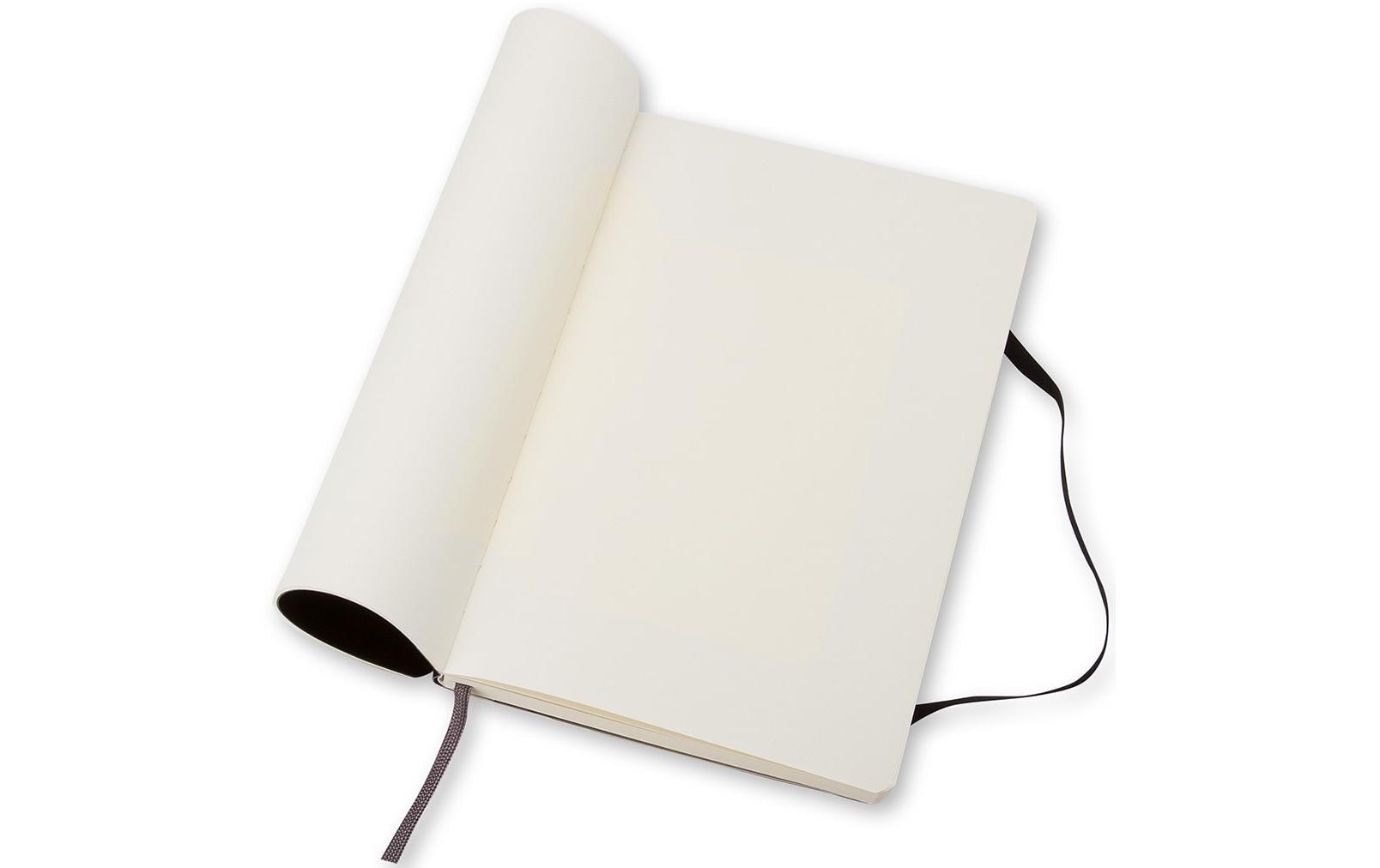 Moleskine Notizbuch Classic, A6, blanko, Fadenheftung, Softcover, 192 Seiten, 70 g/m² – schwarz