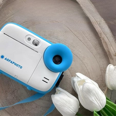 AgfaPhoto Realkids – Kompaktkamera, 10 MP, 720p, Blau