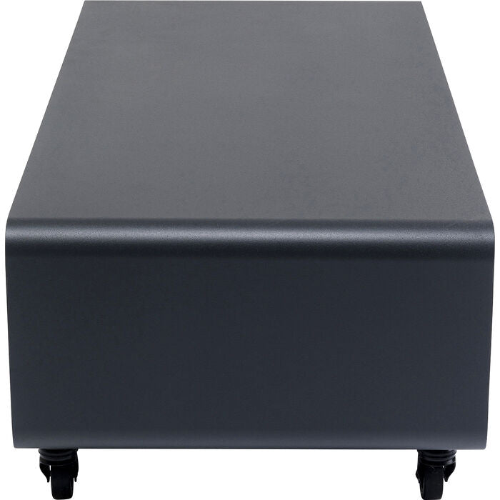 KARE Lounge M TV-Möbel für TVs bis 35" – 90 × 42 × 30 cm – Stahl – Grau