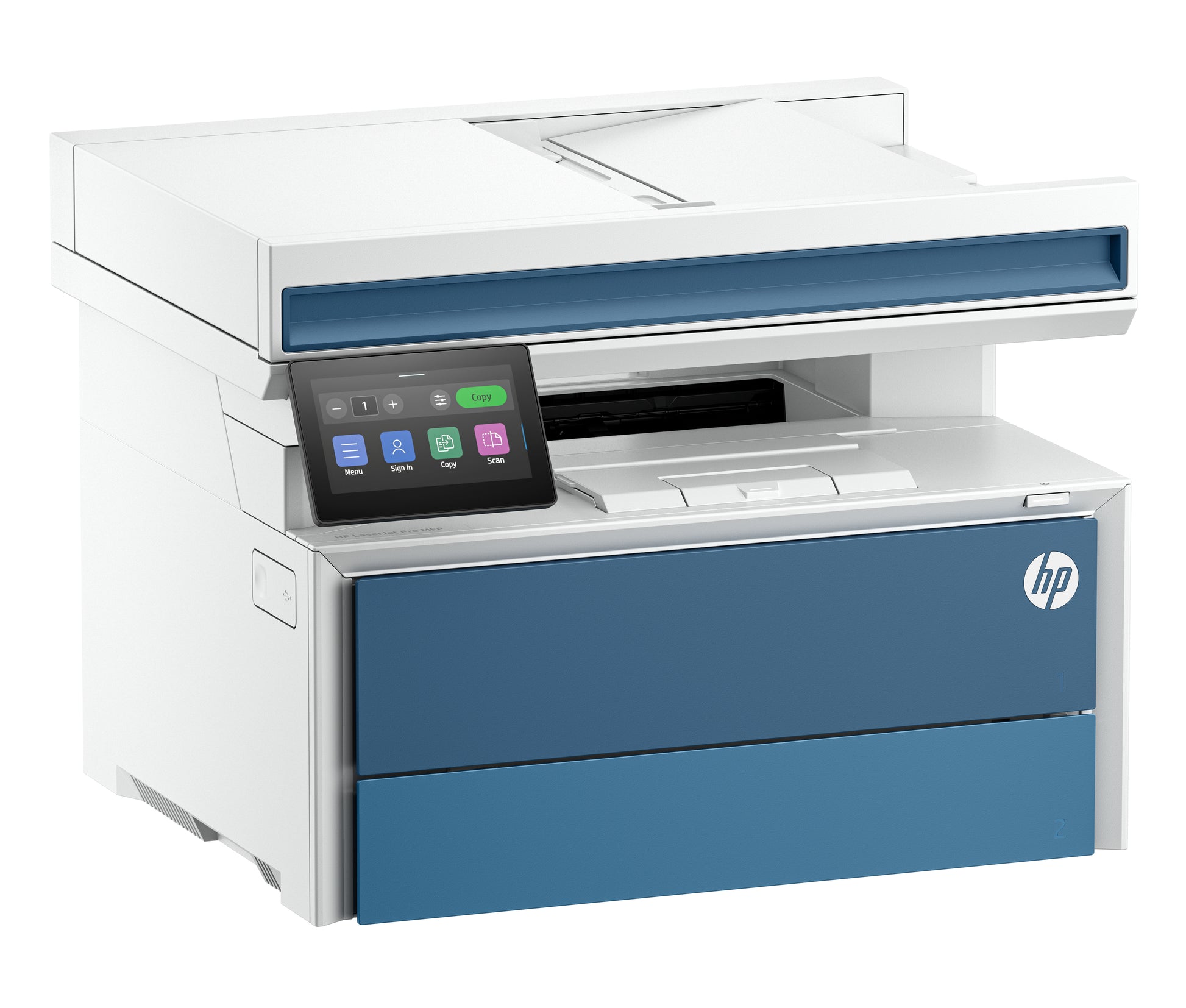 HP LaserJet Pro MFP 4113fdw – SW-Laser-Multifunktionsdrucker, A4, 4-in-1, Duplex, ADF, WLAN/LAN, Touchscreen
