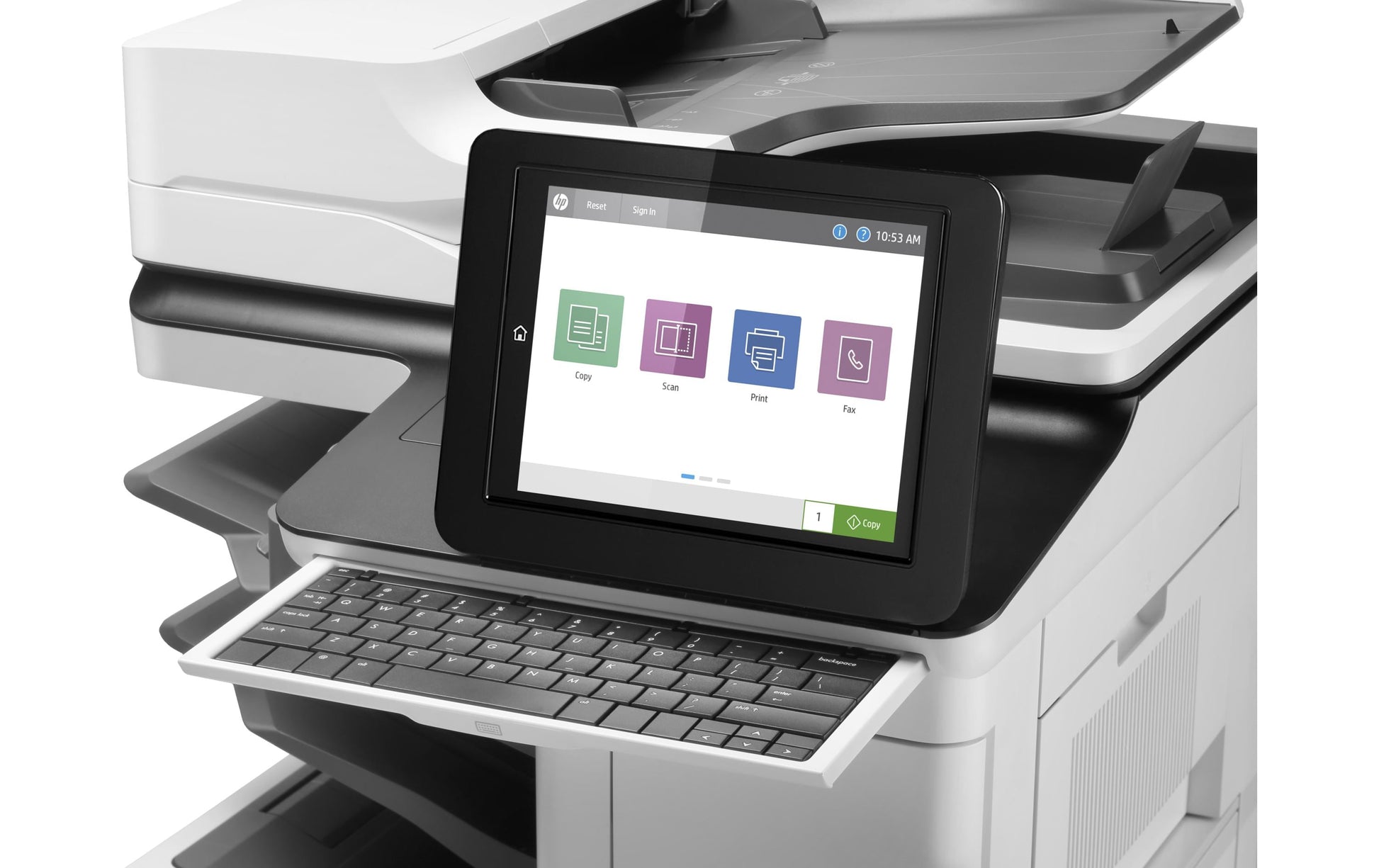 HP LASERJET ENTERPRISE FLOW M636Z – S/W Laser-MFP A4 – 71 ppm S/W