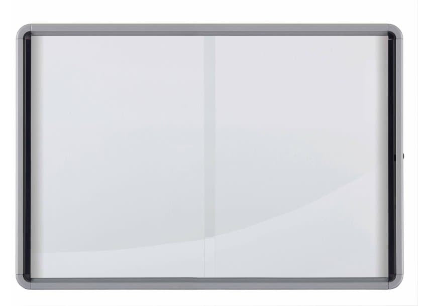 Nobo Magnetische Pinnwand, Alurahmen – 141,2 × 100 cm, Weiss, Premium Plus