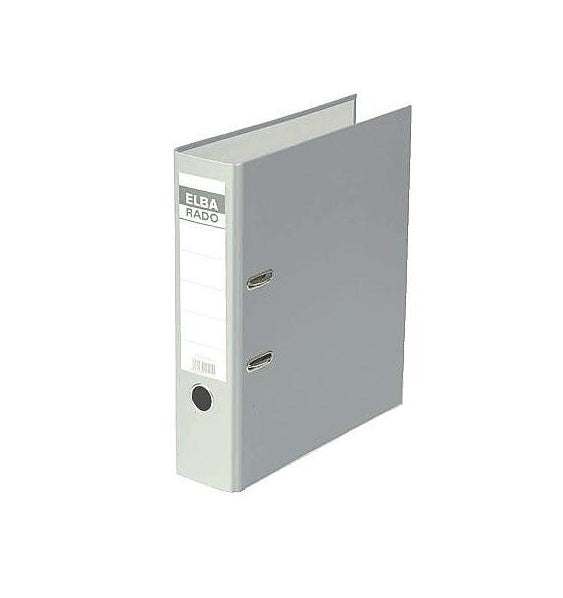 Elba Rado Brillant Ordner – für A4 – Rückenbreite 8 cm – Grau