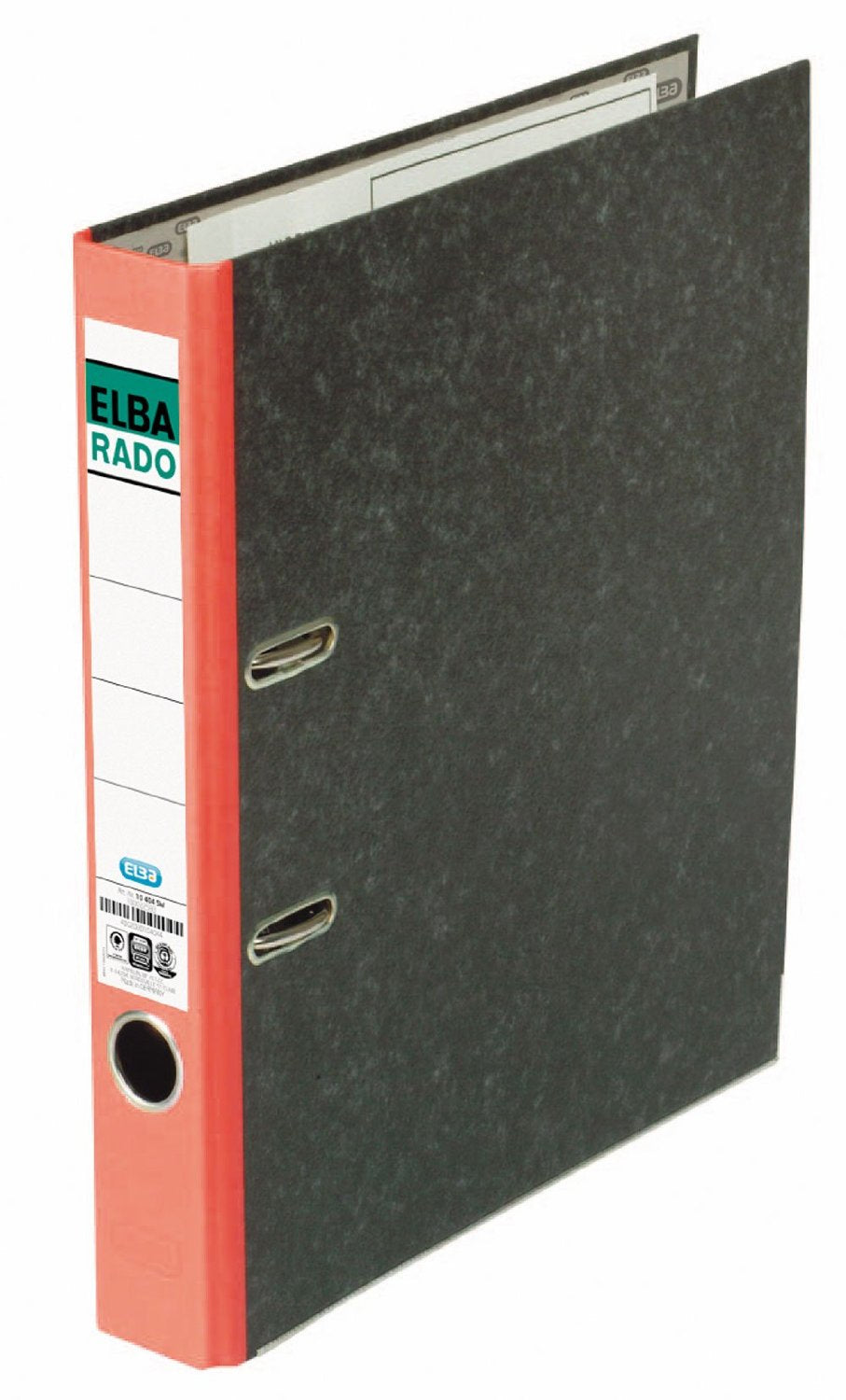 Elba Rado Ringbuch – 2-Ring – für A4 – Rückenbreite 5 cm – Schwarz, Rot – 20 Stk.