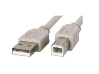 Zebra USB-A auf USB-B Kabel – USB 2.0 (480 Mbit/s) – 3,04 m – Weiss – für Zebra ZD510 HC und mehr