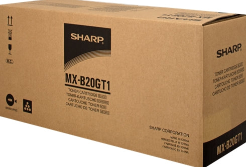 Sharp Toner MX-B20GT1 – schwarz, 8000 Seiten – für MX-B200/MX-B201