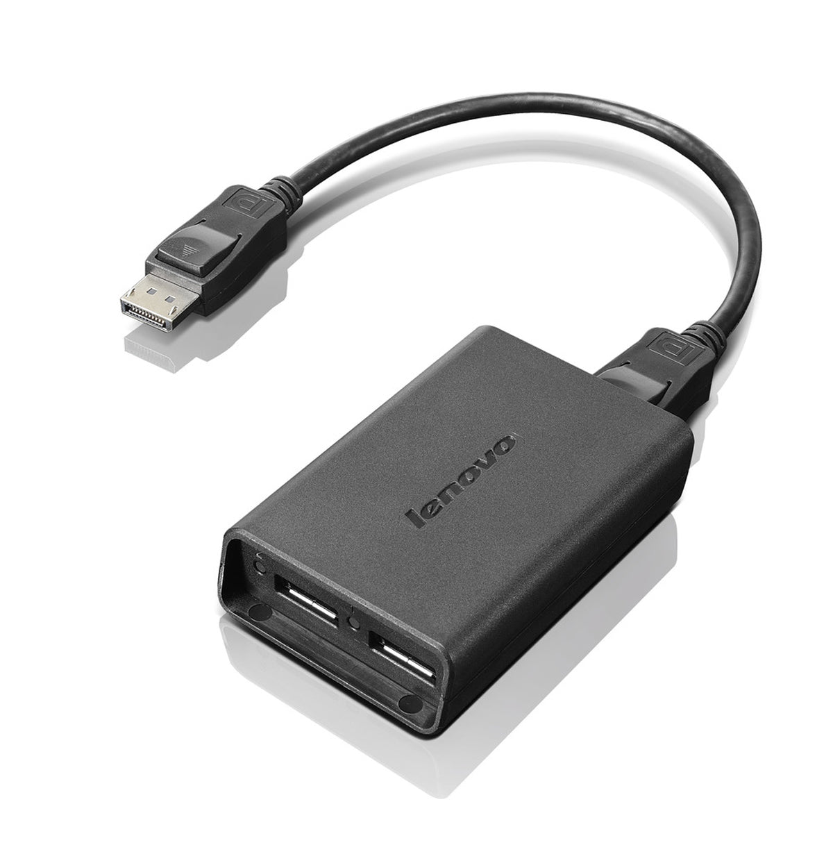 Lenovo DisplayPort (Stecker) Multiport-Adapter – 2× DisplayPort (Buchse), 20 cm