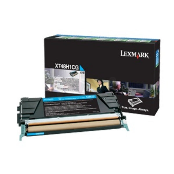 Lexmark Toner X748 – cyan, 10000 Seiten