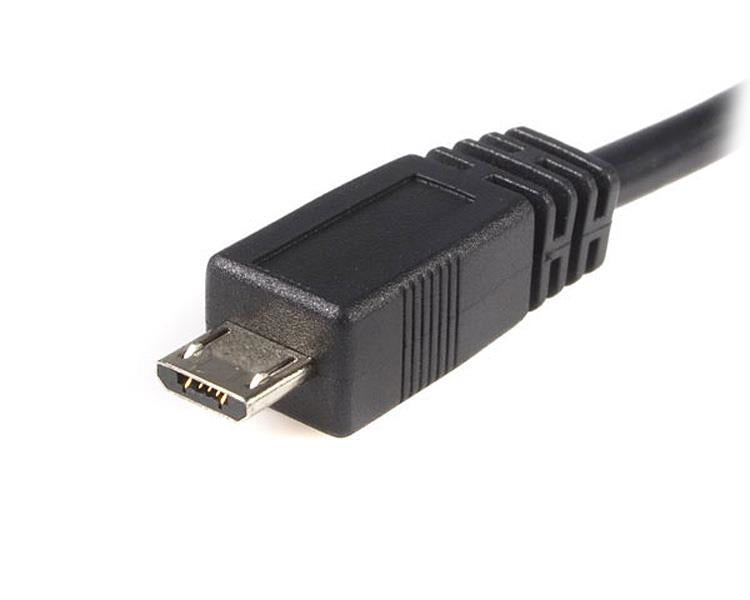 StarTech.com USB-A auf Micro-USB-B Kabel – USB 2.0 (480 Mbit/s) – 3 m – PVC-Mantel – Schwarz