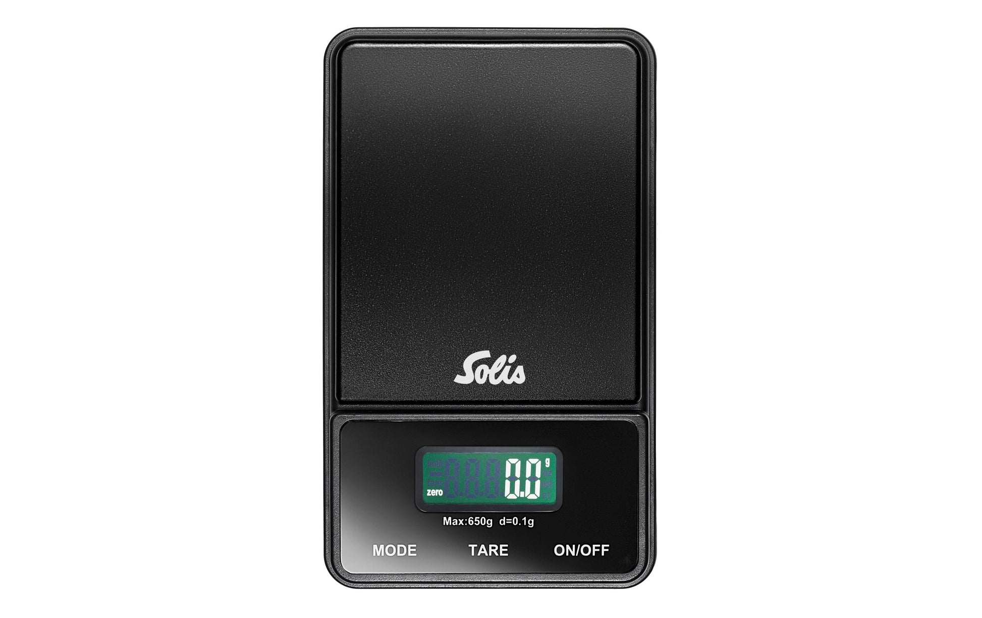 Solis Präzisionswaage – Scale 1030 – bis 650 g, 0,1 g Teilung, Kunststoff, schwarz