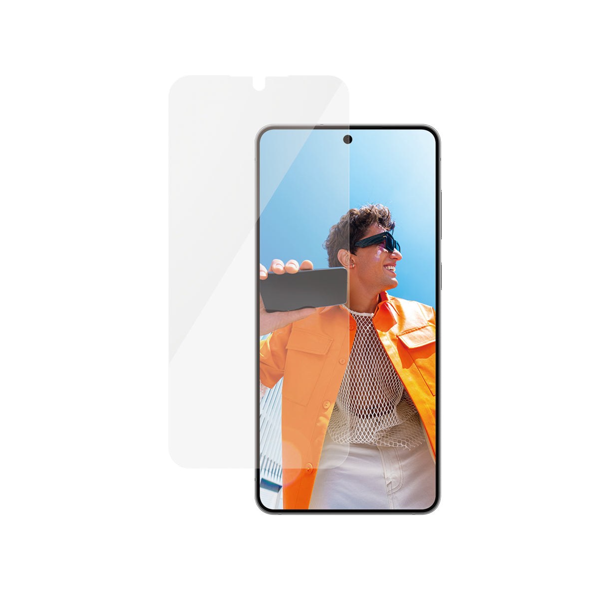 PanzerGlass Displayschutzglas – für Samsung Galaxy S25 Edge, kratzresistent, stossfest, Hartglas, transparent