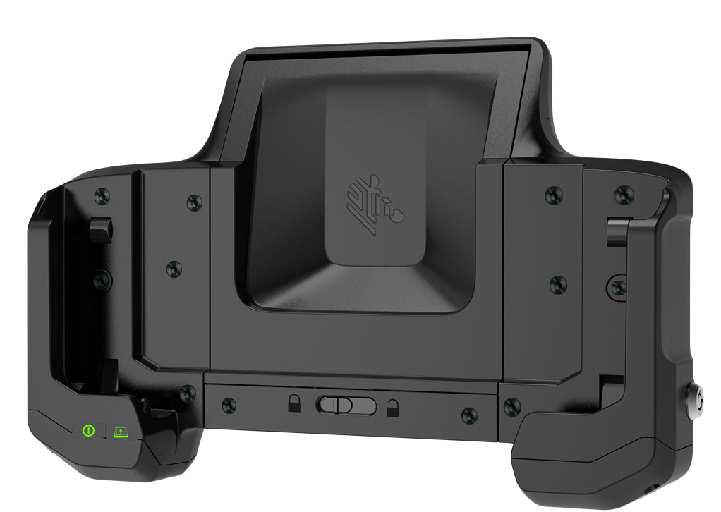 Zebra ET6X Fahrzeug-Dock Dockingstation – für Zebra ET60, ET65, USB-Port, RS232-Anschluss, Schwarz