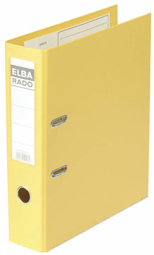 Elba Rado Plastordner – für A4 – Rückenbreite 5 cm – Gelb