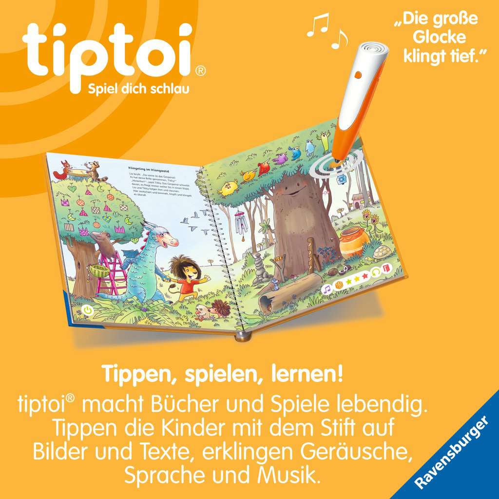 Ravensburger Lernbuch – tiptoi: Meine Lern-Spiel-Welt, 16 Seiten, Deutsch, ab 4 Jahren