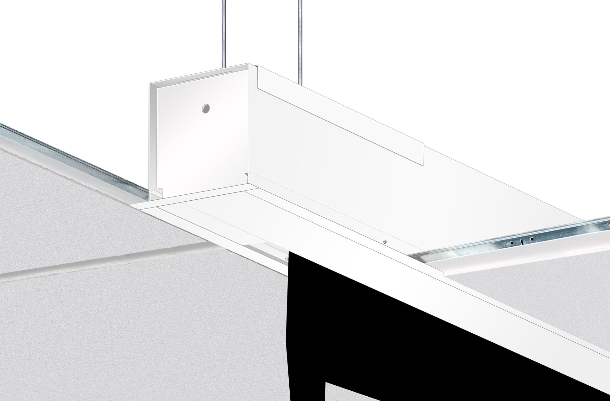 Da-Lite Descender Large Electrol WS 248 – Elektrische Leinwand, 16:9, 440 × 248 cm (199,2")