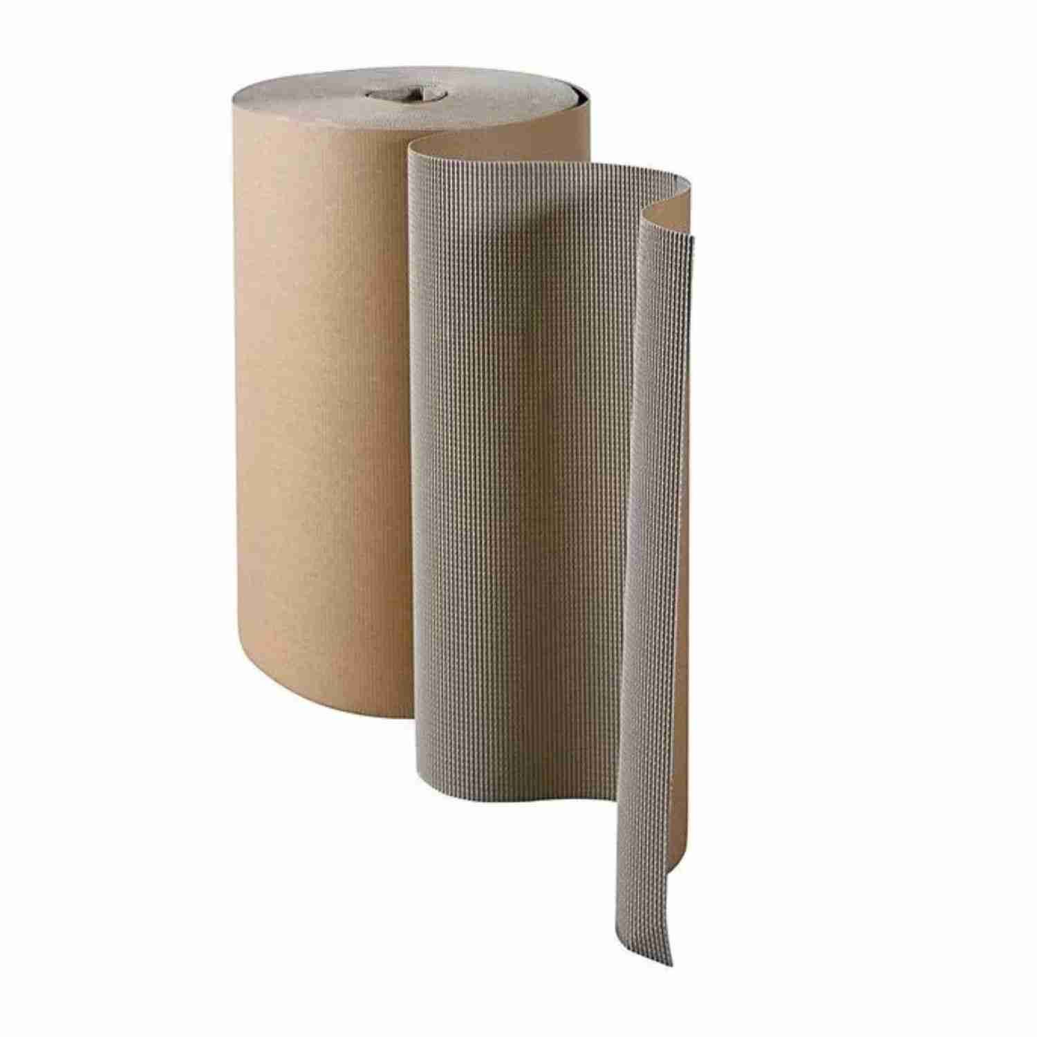 Model Rollenwellkarton – feinwellig – 100 cm × 10 m – Karton – braun – 1 Stück