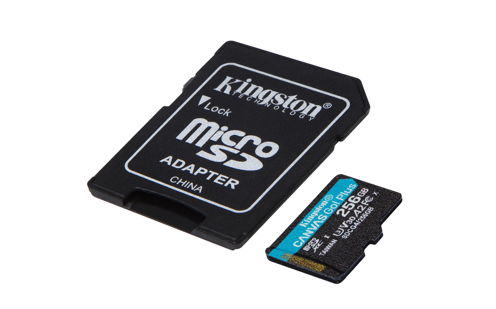 Kingston Technology Kingston Canvas Go Plus 200R Speichergerät – 256 GB, microSDXC, A2, U3, V30, Gen4, mit Adapter