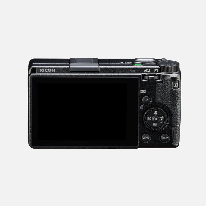 Ricoh GR IIIx HDF – Kompaktkamera, 24,2 MP APS-C, 1080p, Schwarz