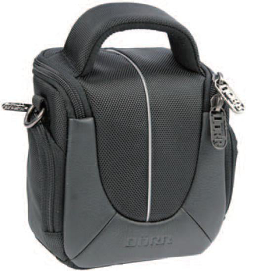 Dörr Yuma XS Kameratasche – Nylon – 140 × 105 × 85 mm – Schwarz, Grau