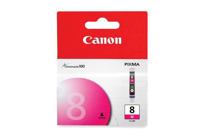 Canon CLI-8M Tintenpatrone (Magenta), 13 ml, für Pixma iP3300/iP4200/iP4300 und andere