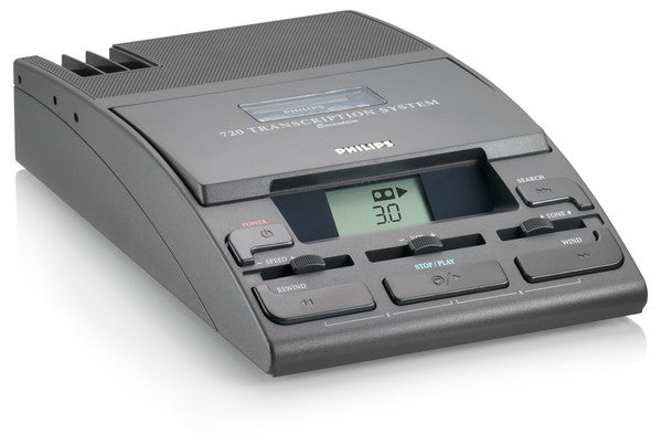 Philips LFH0720/10 Wiedergabe Set 720 – Diktiergerät, Transkription – Schwarz