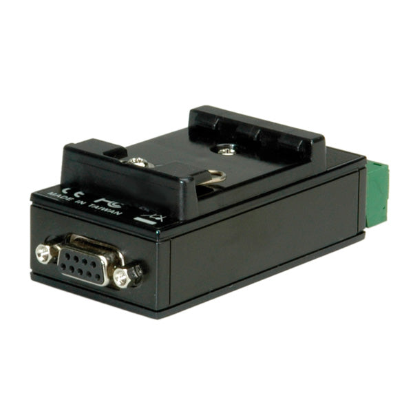 ROLINE RS-232 zu RS-422/RS-485 Konverter – bis 115 Kbit/s, 3 kV optisch isoliert, DB9/7-pol. – für RS-422/485