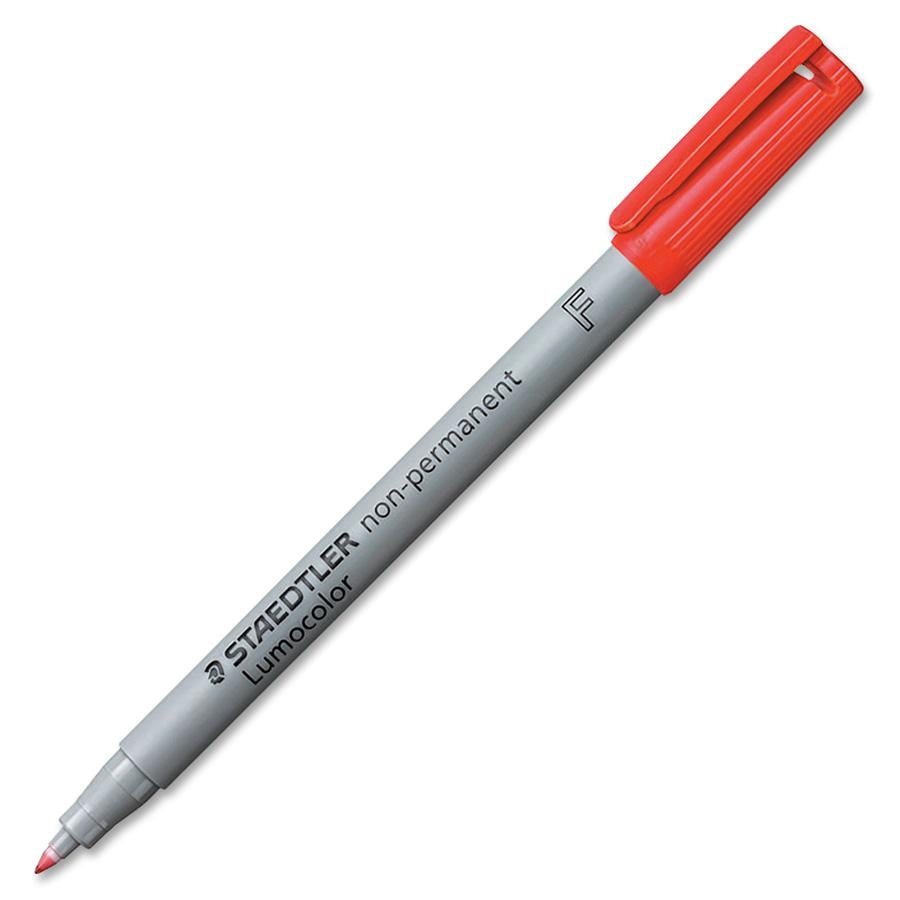 Staedtler Non-Permanent-Marker Lumocolor – fein 0,6 mm – rot – nachfüllbar