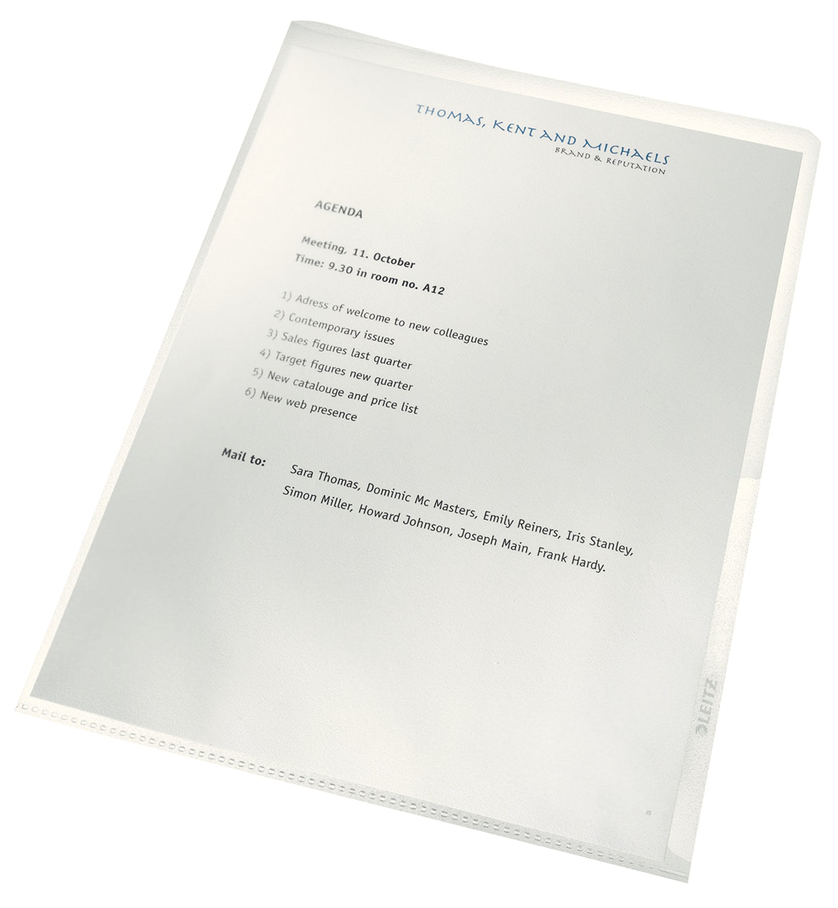 Leitz Sichthülle re:cycle A4, 140 µm, transparent – 100 Stück