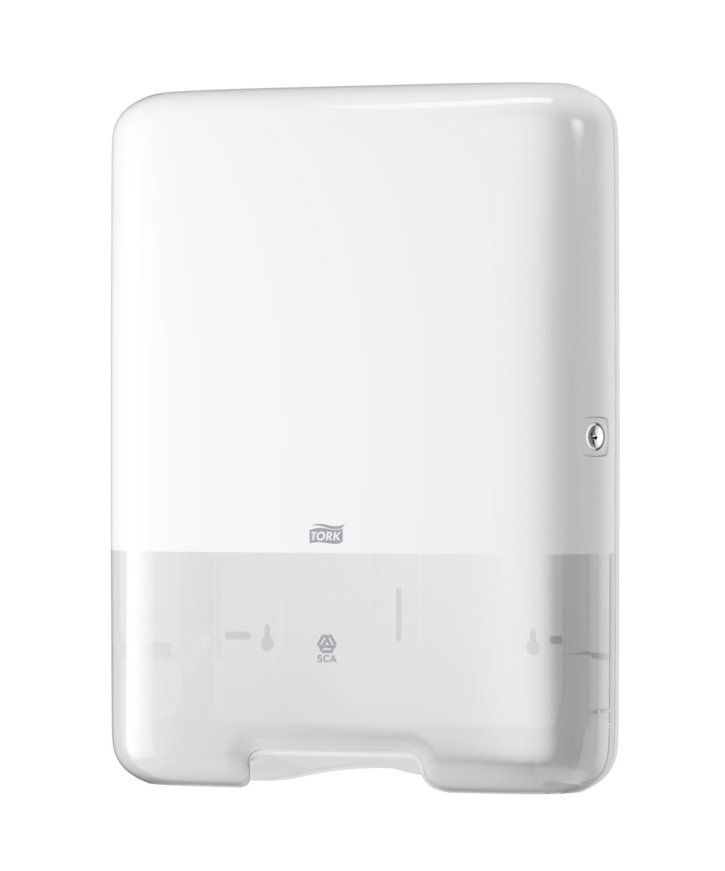 Tork Falthandtuchspender Elevation – für H3, Kunststoff, Weiss, 333 × 439 × 136 mm