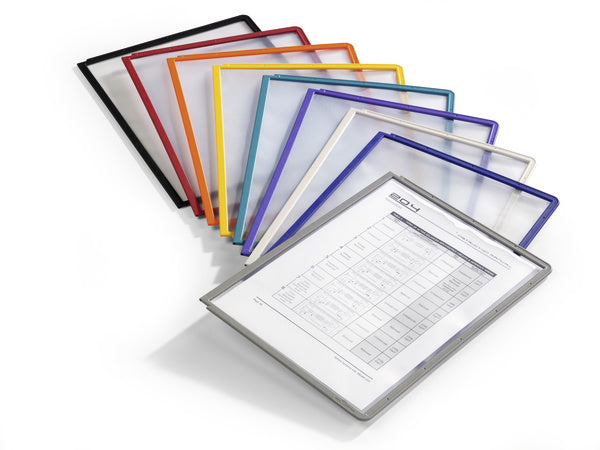 Durable Sichtmappe A4 – mehrfarbig, Polypropylen, 5er-Pack