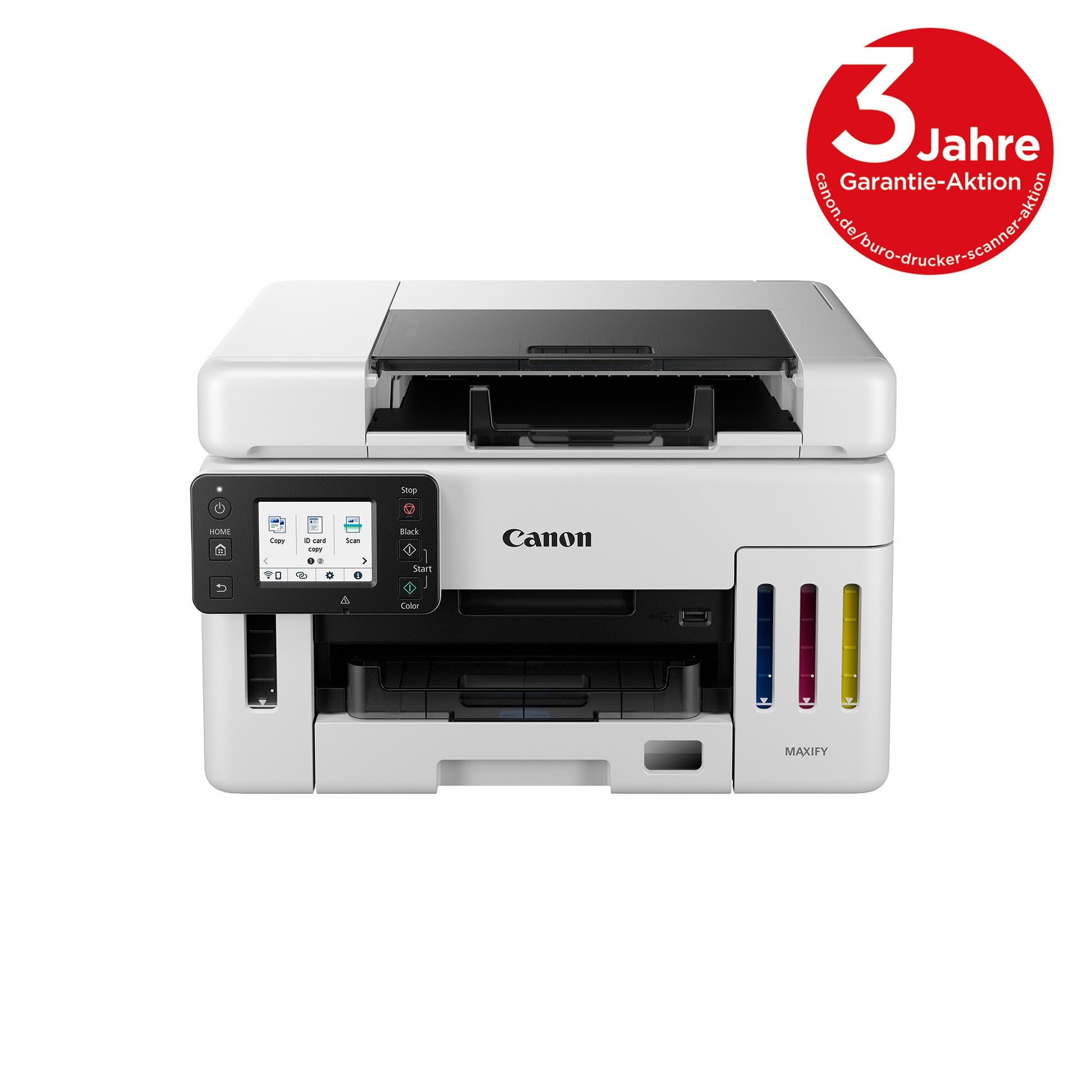Canon MAXIFY GX6550 – Farbtintenstrahl-Multifunktionsdrucker, A4, 3-in-1, Duplex, ADF, WLAN/LAN, AirPrint