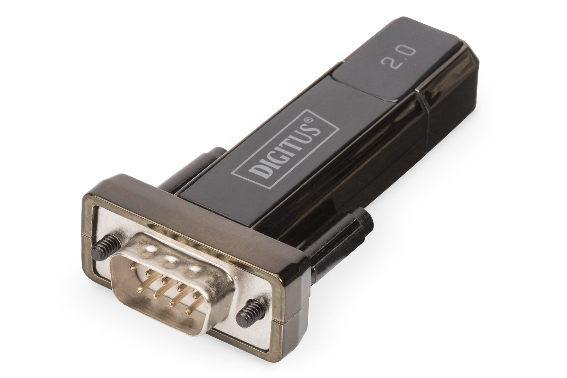 Digitus USB 2.0 (Stecker) auf D-Sub 9 (Stecker) Adapter, 80 cm, für Windows/Linux/Mac