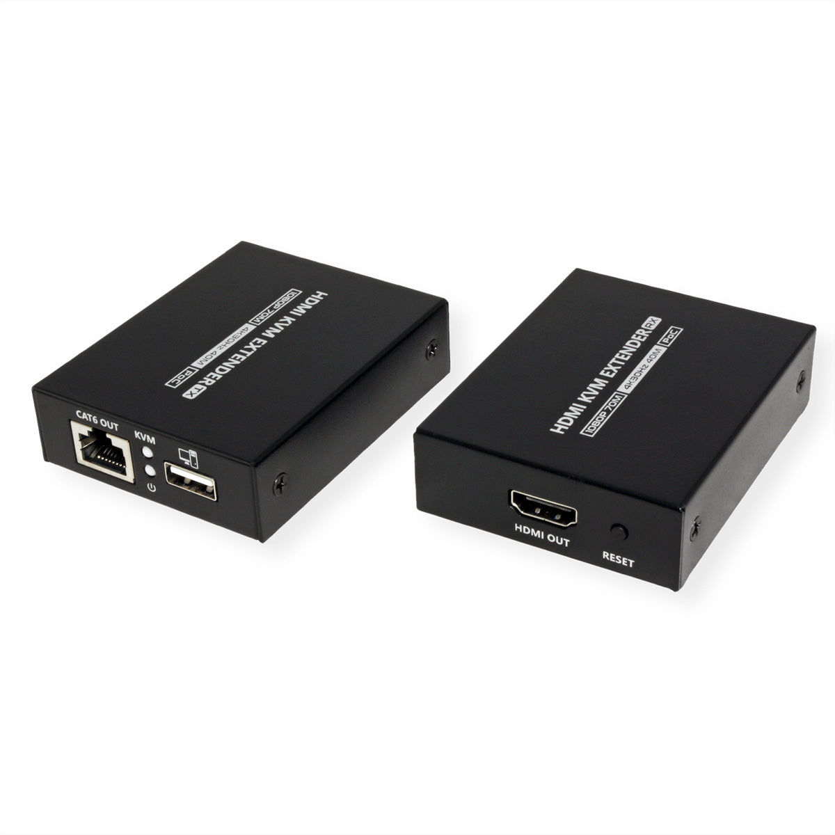 VALUE KVM-Extender-Set HDMI – 4K/30 Hz, USB, PoC, bis 40 m über Cat 6/6a/7