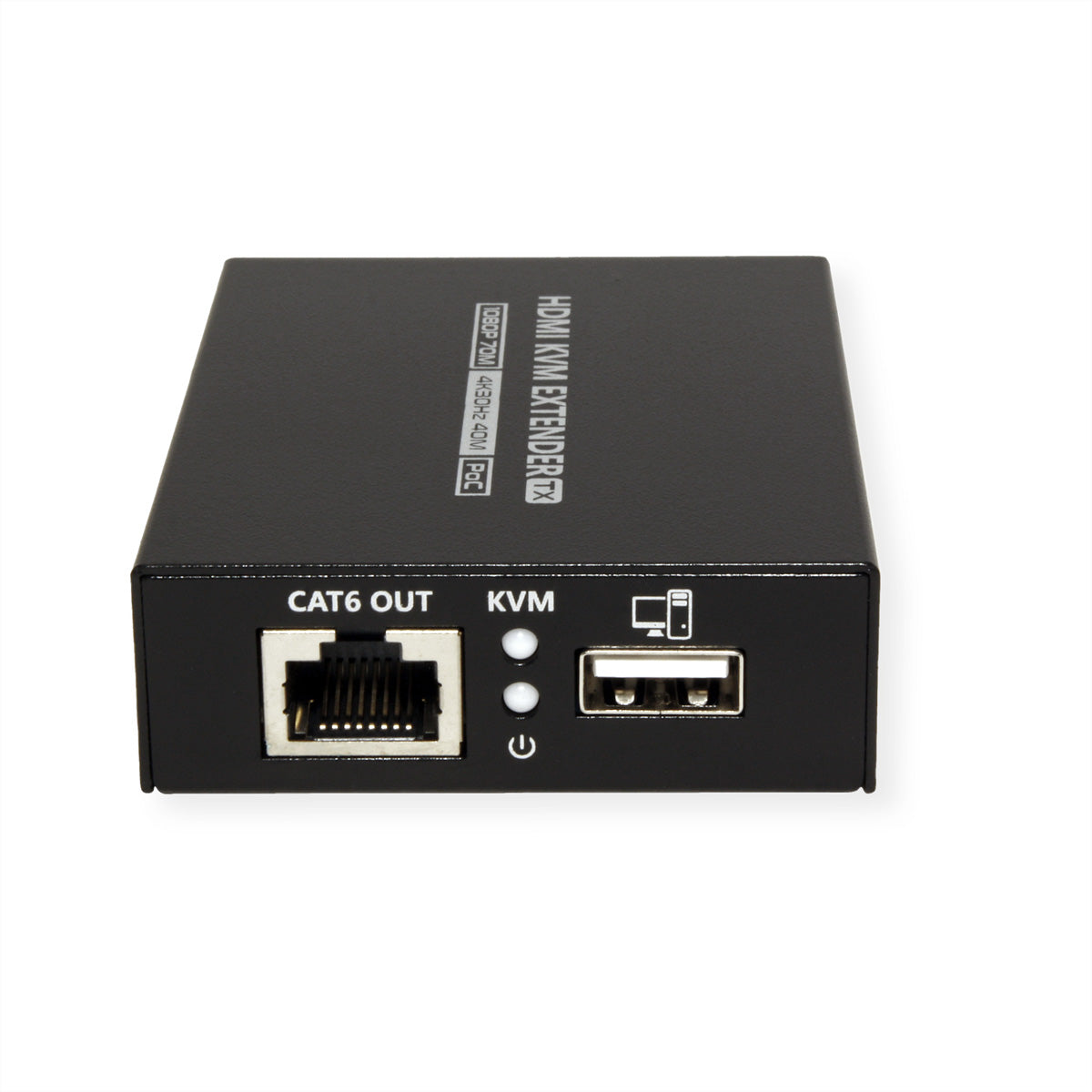 VALUE KVM-Extender-Set HDMI – 4K/30 Hz, USB, PoC, bis 40 m über Cat 6/6a/7