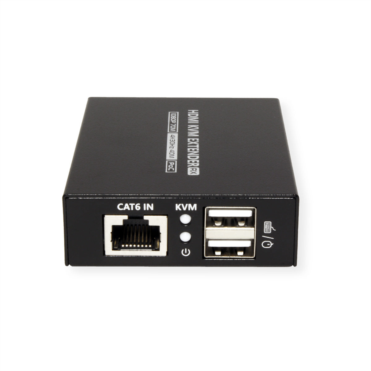 VALUE 14.99.3043 – KVM-Extender-Set HDMI – 4K/60 Hz, bis 70 m über Cat 6/6a/7, USB, RS-232