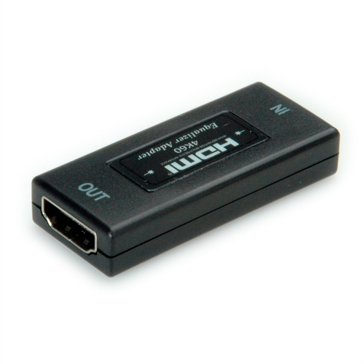 VALUE 14.99.3459 HDMI Repeater HDMI zu HDMI – 4K (3840 × 2160) @ 60 Hz, aktiv, Plug & Play, schwarz