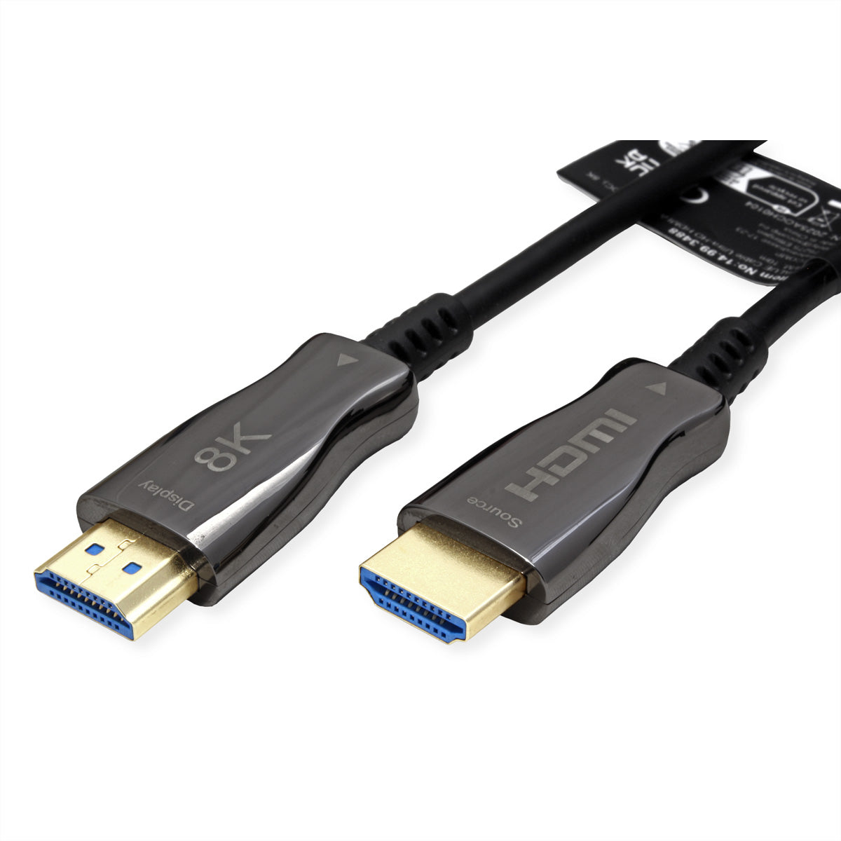 VALUE HDMI Kabel (A–A, M–M) HDMI 2.1 8K 60 Hz – 10 m – AOC, aktiv