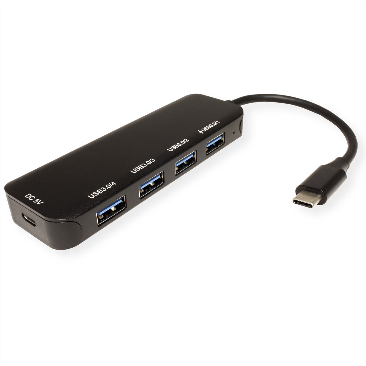 VALUE USB-Hub – USB-C, 4× USB-A