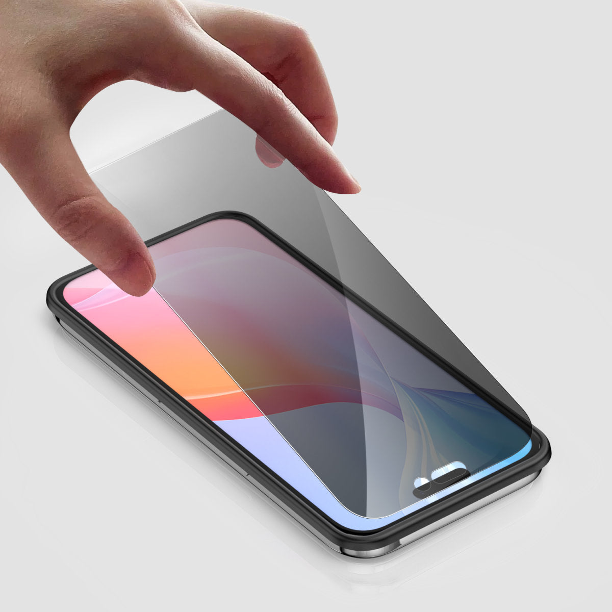 4smarts Privacy-Filter (Panzerglas), Case Friendly – für iPhone 16