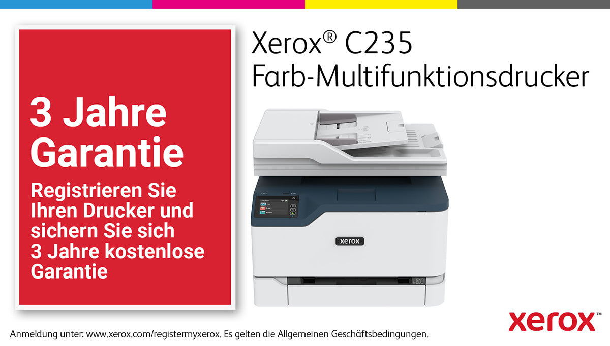 Xerox C235 – A4, 22 Seiten/min, WLAN, LAN