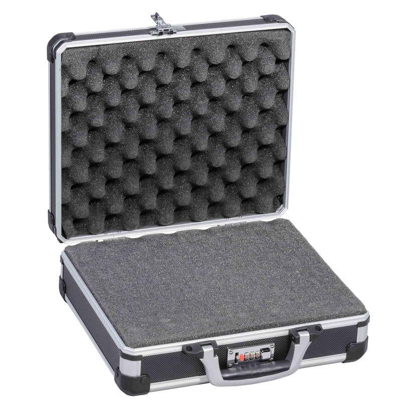 Allit AluPlus Protect 36 Werkzeugkoffer – mit Schaumstoffpolster, abschliessbar, B 355 × H 135 × T 325 mm