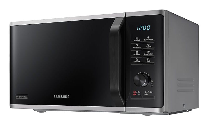 Samsung Solo-Mikrowelle MS23K3515AS – 23 l, Keramikboden, 800 W – Silber