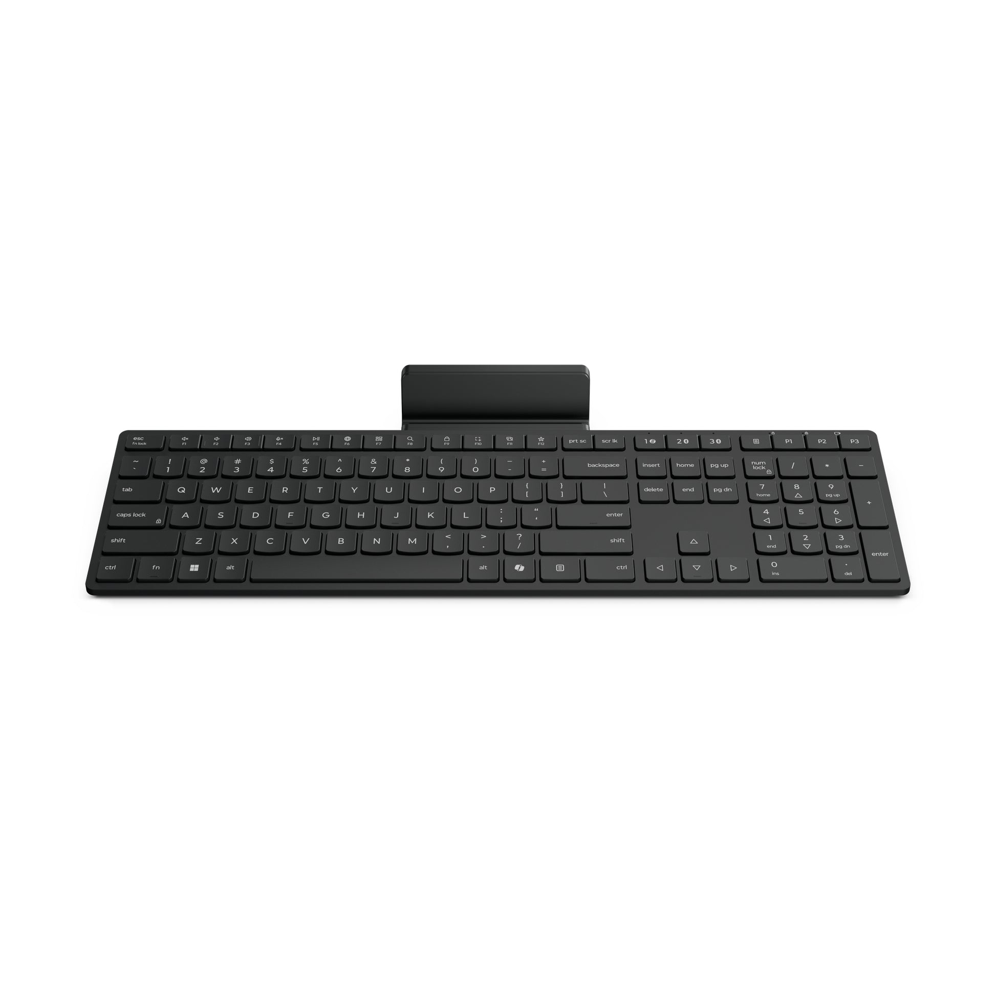 Lenovo Home/Office – Tastatur – Membran – Bluetooth & 2,4 GHz (USB-A Empfänger) – auslaufsicher – Schwarz