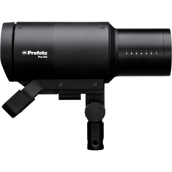 Profoto Pro-D3 1250 Studioblitz – 1250 Ws, Leitzahl 112, 1/1400 s – 6300 K – Schwarz – für Profoto