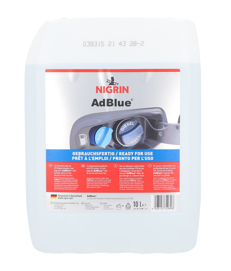 Nigrin AdBlue – für Auto – 10 l – 1 Stk.